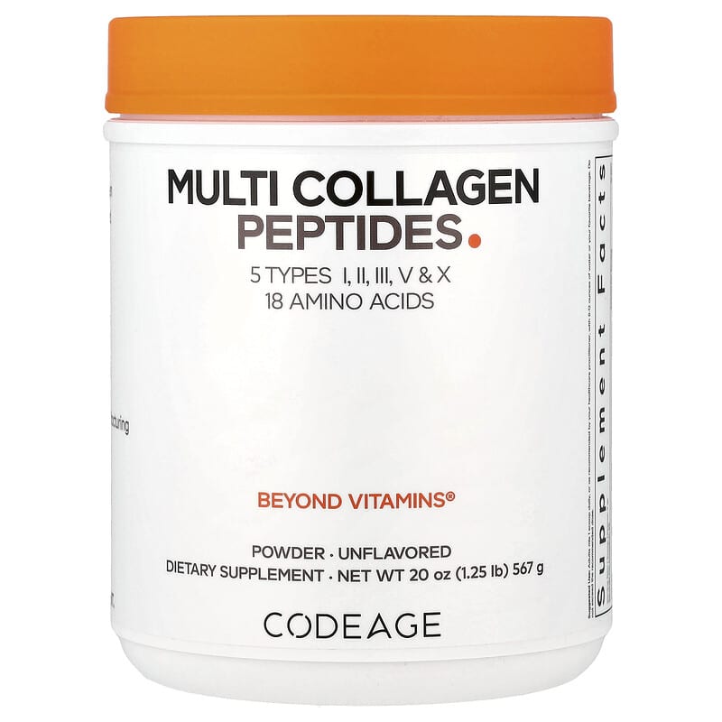 Codeage Multi Collagen Peptides, dạng bột không mùi vị, 567 g (20 oz) của Codeage 1 Codeage Multi Collagen Peptides, dạng bột không mùi vị, 567 g (20 oz) của Codeage