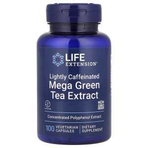 Lightly Caffeinated Mega Green Tea Extract của Life Extension