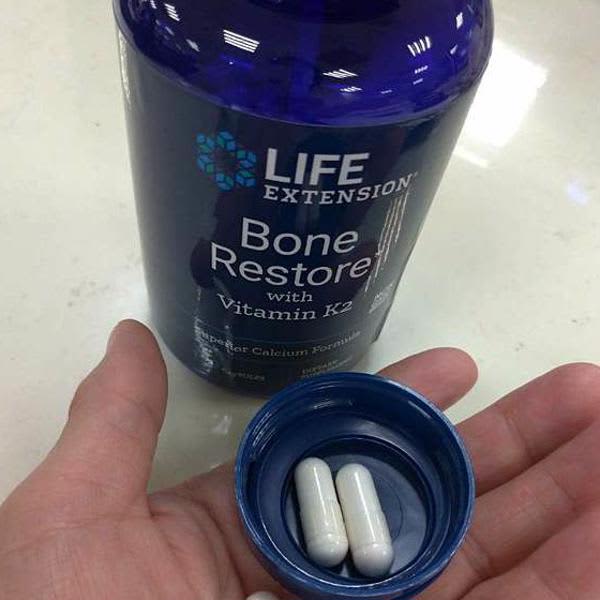Bone Restore with Vitamin K2, 120 Capsules của Life Extension 3 Bone Restore with Vitamin K2, 120 Capsules của Life Extension