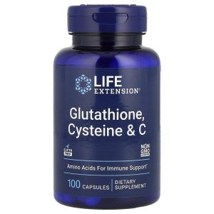 Glutathione, Cysteine & C, 60 viên của Life Extension