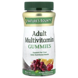 Adult Multivitamin Gummies Orange Cherry Grape, 75 Gummies của Nature's Bounty