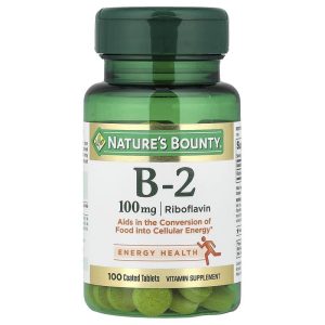 Vitamin B-2 (Riboflavin) 100 mg, 100 Viên của Nature's Bounty