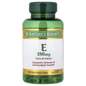 Vitamin E 180 mg, 120 Rapid Release Softgels của Nature's Bounty