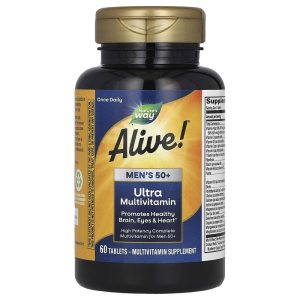 Alive! Men's 50+ Ultra Multivitamin, 60 Tablets của Nature's Way