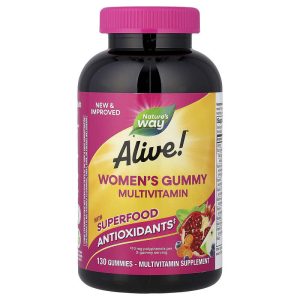 Alive! Women's Gummy Multivitamin, Mixed Berry, 130 Gummies của Nature's Way
