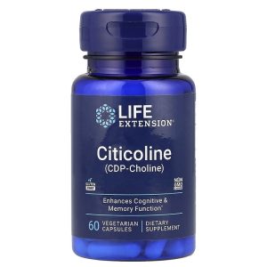 Citicoline (CDP-Choline), 250 mg, 60 Viên Nang của Life Extension