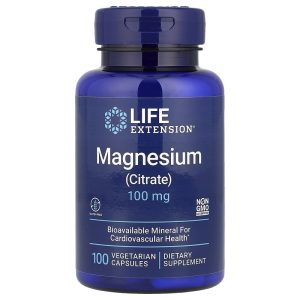 Magnesium Citrate, 100 mg, 100 Veg Capsules của Life Extension