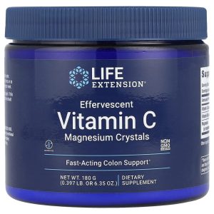 Vitamin C dạng sủi bọt với Magie, 180 gram của Life Extension
