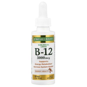 Vitamin B12 5,000 mcg dạng Lỏng Dưới Lưỡi, 59 ml của Nature's Bounty