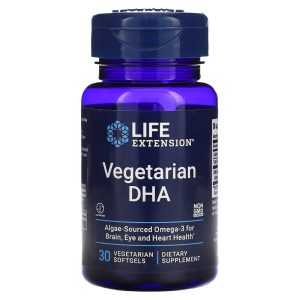 Vegetarian DHA, 500 mg, 60 Softgels của Life Extension