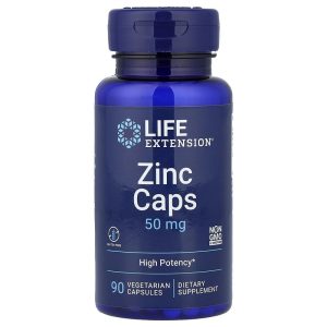 Zinc Capsules, 50 mg, 90 Vegetarian Capsules của Life Extension