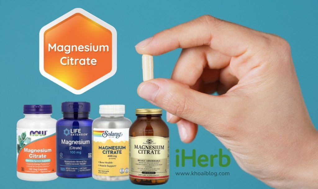 Magie citrate cua My ban chay nhat tren iHerb