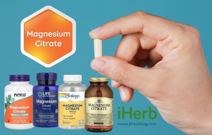 Magie citrate của Mỹ bán chạy nhất trên iHerb: 6 sản phẩm được người dùng tin dùng nhất 2 Magie citrate cua My ban chay nhat tren iHerb