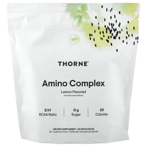 Amino Complex, Lemon, 30 Stick Packs, 0.28 oz (7.8 g) Each của Thorne