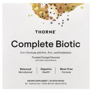 Complete Biotic Frosted Orange, 30 Stick Packs 0.04 oz (1 g) Each, của Thorne