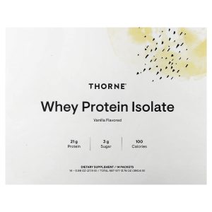 Whey Protein Isolate Vanilla, 14 Gói của Thorne