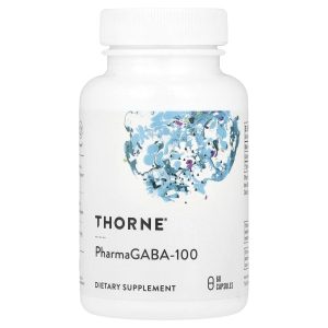 PharmaGABA 100, 60 Viên Nang, 100 mg Mỗi Viên của Thorne