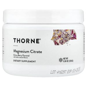 Magnesium Citrate, Citrus Berry, 8.04 oz (228 g) của Thorne